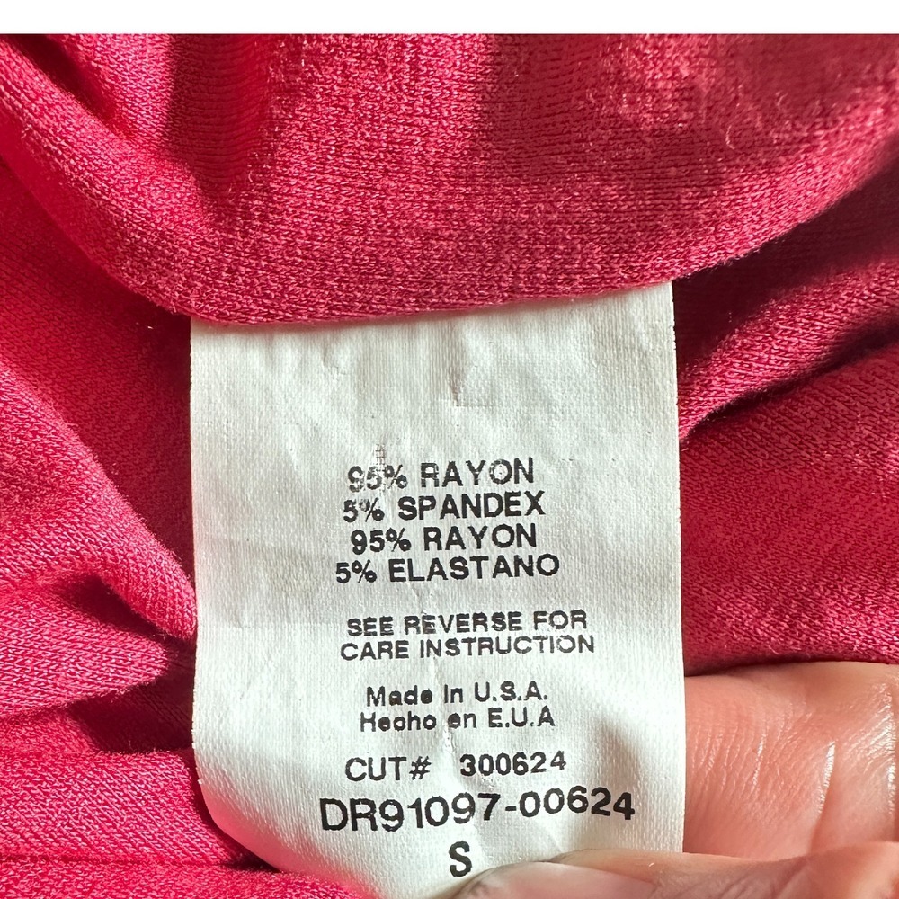 Lush One Shoulder Dress Ruched Bodycon Party Cocktail Raspberry Small NWOT - Picture 8 of 11